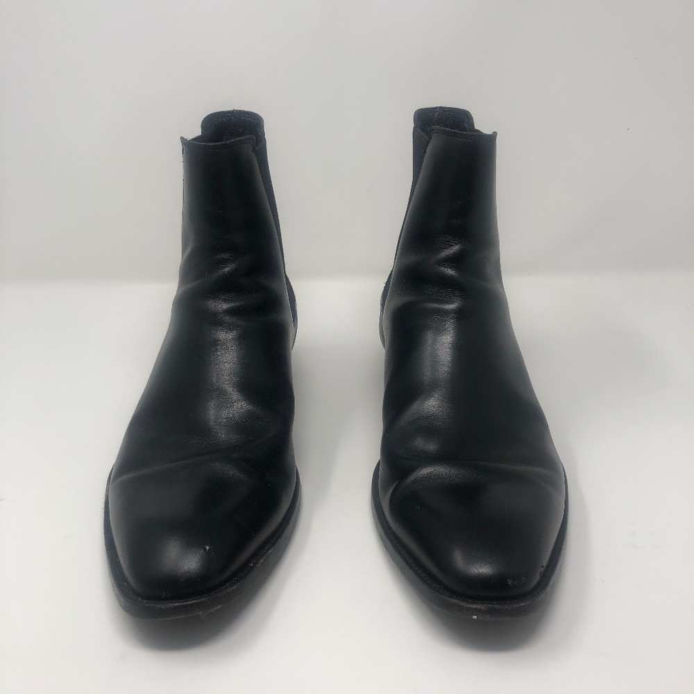 YSL YVES SAINT LAURENT Black Chelsea Ankle Boot 10